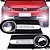 Par Moldura Farol Milha Auxiliar Drl Led Gol G5 Voyage 2010 2011 2012 - Imagem 2