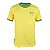 Camisa Retrô Brasil Amarela I - Coleção Nações - Imagem 1