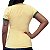 Camisa Retrô Feminina Brasil - Gola V Amarela - Imagem 2