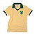 Camisa Retrô Juvenil Brasil - Polo Amarela - Imagem 1
