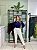 Blusa gola canoa com detalhe no ombro - Imagem 3