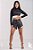 Conjunto shorts e croped  em paetê e tam M - Imagem 1