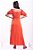 Vestido longo laranja tam P - Imagem 2