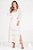 Vestido Midi off white com manga 3/4 tam G - Imagem 3