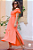 Vestido laranja longo tam G - Imagem 2