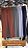 Conjunto blazer  e calça pantalona risca Giz - Imagem 2