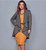 Conjunto vestido + cardigam canelado Plus - Imagem 2