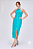 VESTIDO GG AZUL TURQUEZA - Imagem 1