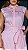 VESTIDO ROSA LONGUETE , RENDA GRIPIUR - Imagem 2