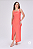 Vestido longo coral alça GG kimika - Imagem 1