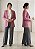 Blazer Xadrez Rosa Cinza Flanelado Tamanho 42 - Imagem 2