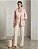 Blazer Rosê Feminino Moletom Forro Cetim M - Imagem 1