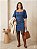 Vestido Jeans com Lycra Manga Bufante GG - Imagem 2