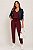 Conjunto Calça e Regata Crepe Marsala P - Imagem 2