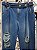 Conjunto Jeans Calça e Jaqueta Feminino G - Imagem 4