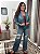Conjunto Jeans Calça e Jaqueta Feminino G - Imagem 1