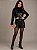 Conjunto Shorts e Blusa Paetê Preto M - Imagem 2