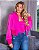 Conjunto Regata e Cardigan Fucsia G - Imagem 1