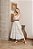 Vestido Midi Linho Bordado Tam G - Imagem 1