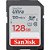 Cartão de Memória Sandisk SD 128GB Ultra 120MBs - Imagem 1