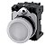 3SU1106-6AA60-1AA0 Sinaleiro Redondo Plastico Branco 22mm 230v Led - SIMENS - Imagem 1