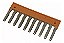 PC-BTWM 2,5/10 Ponte Conectora Para Borne Btwm 10 Polos 2,5mm² - WEG - Imagem 2