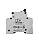 MDW-C50-3 Mini Disjuntor Tripolar 50a Curva C Trilho Din - WEG (USADO) - Imagem 2