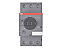 1SAM250000R1011 Disjuntor-Motor Tripolar Classe 10, Com Ajuste Térmico De 10 À 16 A, Ms116, Linha Eficiente - ABB (USADO) - Imagem 1