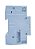 5SX1-1-B6 Mini Disjuntor Monopolar Curva B, 6a, 1p 5ka 127/220v, 3ka 220/380v - SIEMENS (USADO) - Imagem 2