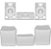 Kit 3 Capas Pra Mini System LG Cl87 Impermeável Preta Uv - Imagem 1