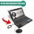 Capa para Notebook com  cobertura de teclado e mousepad Transparente Impermeável - Imagem 1