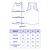 Kit 1 Regata + 1 Camiseta Feminina Dry Fit Fitness Academia *cores sortidas* - Imagem 20