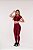 Conjunto Cropped Canelado Gloss Feminino Fitness Academia - Imagem 6
