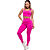 Conjunto Pink Famingo Feminino Academia - Imagem 1