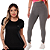 Kit Calça Legging e Camiseta Feminina Dry Academia  Treino - Imagem 1