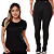 Kit Calça Legging e Camiseta Feminina Dry Academia  Treino - Imagem 4