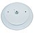 Lustre Plafon Siena 27,5cm para Ventilador de Teto com Vidro Fosco Branco ou Preto - Imagem 4