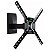 Suporte TV Articulado Brasforma SBRP134 10" a 55" + Cabo HDMI e Parafuso Samsung - Imagem 2