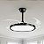 Ventilador de Teto Retrátil Preto 4 Pás Invisíveis Luminária LED 36W Silencioso com Controle Remoto Bivolt - Imagem 2