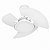 Ventilador de Teto Tron Aventador LED Branco 24W 3 Pás 127v - Imagem 1