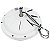 Ventilador de Teto Tornado Branco Venti-Delta 4 Pás MDF Lustre Vidro Silencioso 127V ou 220V - Imagem 3