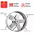 Exaustor Comercial 40cm Venti-Delta Cinza Monovolt 127V ou 220V 1/4CV com Chave de Reversão - Imagem 2
