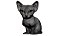 Estatueta gato Sphynx - Imagem 1