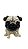 Estatueta Pug Macho - Imagem 1