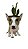 Vaso Bull Terrier suculentas - Imagem 1