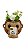 Vasos decorativo 4 macacos - Imagem 3