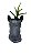 Vaso blue heeler suculentas - Imagem 3