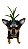 Vaso Pinscher suculentas - Imagem 1