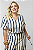 Calça Pantacourt Listrada  Plus Size Tecido Rayon Bali - Imagem 5