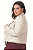 Jaqueta Giz em PU Com Zíper Frontal E Detalhe De Cinto Plus Size - Imagem 4